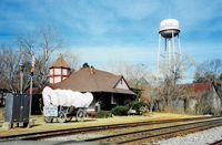 The actual town of Andersonville 