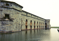 the fort still installed a moat
