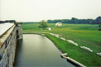 barracks for the Confederate POWs