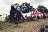 Regimental flag of the 61st NY