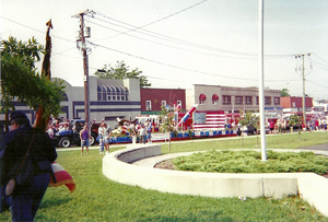 The parade floats