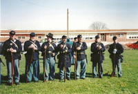 Waiting in the schoolyard