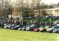 Lining up for the Parade