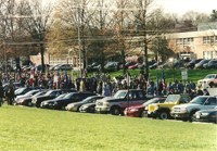 Lining up for the Parade