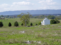 Heater House in the foreground