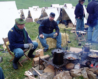 Joe & TJ at the fire