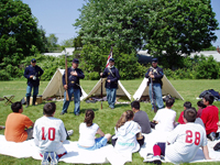 how the soldiers would carry their musket