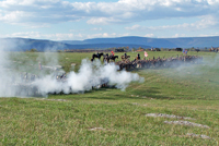 a battalion volley