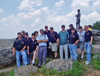 Posing with General Warren