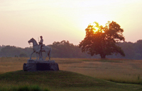 Dawn breaks over the battlefiled