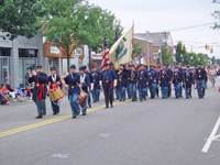 Marching along Montauk Highway