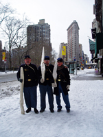 Tramping through the snow