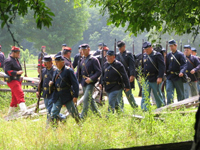 Marching off the field