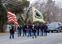 our first parade with the Lieutenant