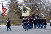 Marching along