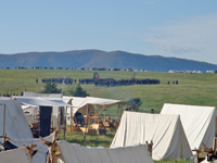 battalions carry out drill