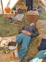 a snooze before the battle