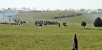 Lines of Confederate infantry