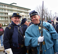 Lieutenant Farr and Pvt Jamieson