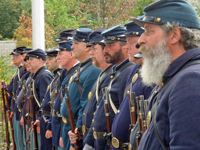 Standing at attention