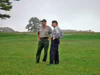 Tom Holbrook with Colonel Washburn