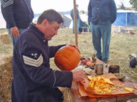 carving the flag