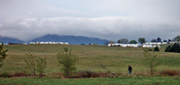 the edge of our camp