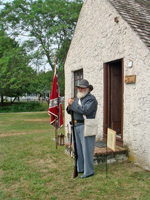 Guarding the Confederate HQ