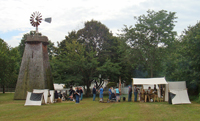 Wide shot of Union Camp