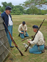 It's essential to clean the weapons 