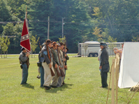 Confederates out for drill