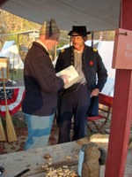 Frank Sitko with Lt. Bill Johnson