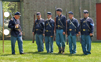 The Lieutenant inspects