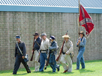 some marching