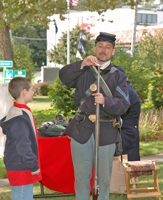 The Corporal loading his musket