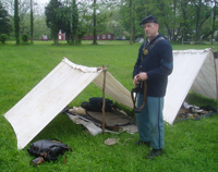 Corporal O'Brien accoutering up