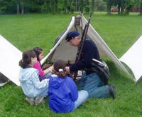 a small audience