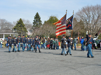 Marching along Main Street