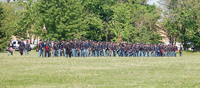 marching in a column of fours