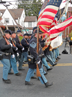 Our First Sergeant anchoring the right