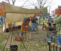 here's a blacksmith