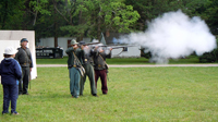 a visiting group of Boy Scouts