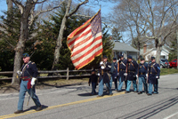 The march begins