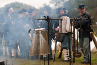 NOTHING moves in this camp without coffee