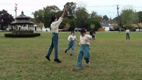 some baseball before dinner