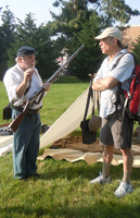 Corporal Clarke demonstrates