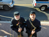 Corporal Clarke and Sergeant Kent