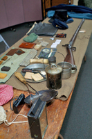 Sergeant Kent's display table