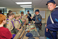 teaching about the muskets
