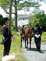 Civilian and Cavalryman